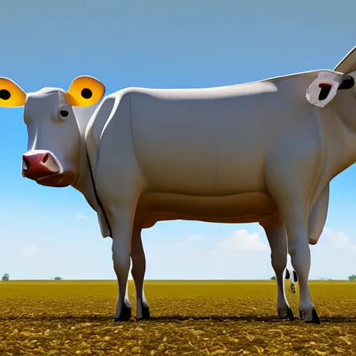 Prompt: a highly detailed ultra realistic photograph of a cow dressed in a male airplane pilot suit