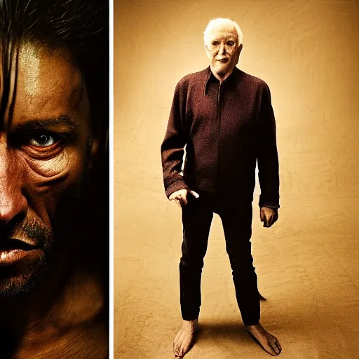 Image similar to portrait of rathalos - human hybrid, by annie leibovitz, portrait of a man, studio lighting