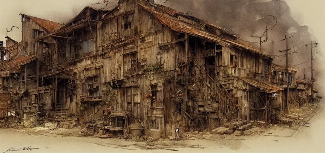 Prompt: (((((a ramshackle mining town))))) by Jean-Baptiste Monge!!!!!!!!!!!!!!!!!!!!!!!!!!!