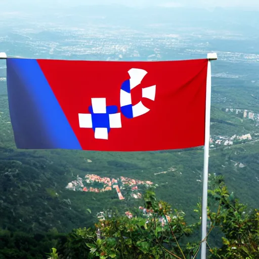 Image similar to yugoslavia flag.