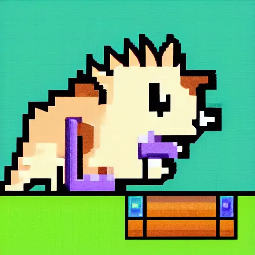 Image similar to game art hedgehog sprite clean 1 6 x 1 6