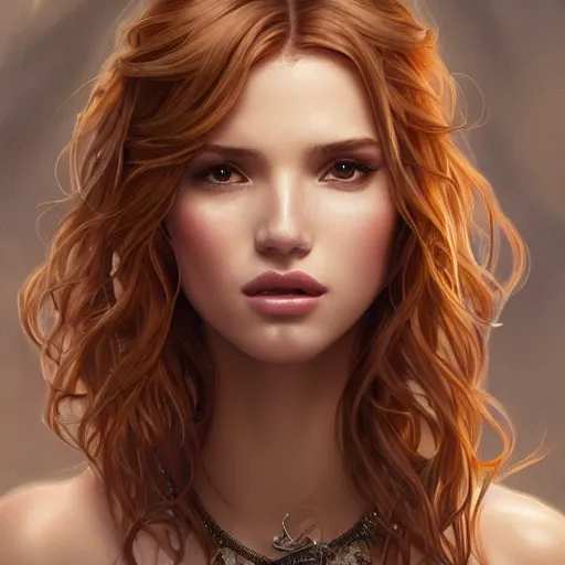 Image similar to ultra realistic illustration, bella thorne as tiffa lockhart, intricate, elegant, highly detailed, digital painting, artstation, concept art, smooth, sharp focus, illustration, art by artgerm and greg rutkowski and alphonse mucha