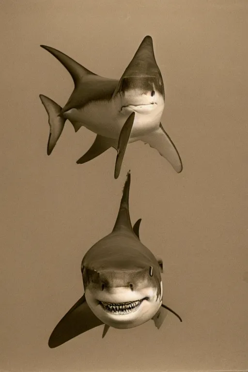 Image similar to school photo of a shark