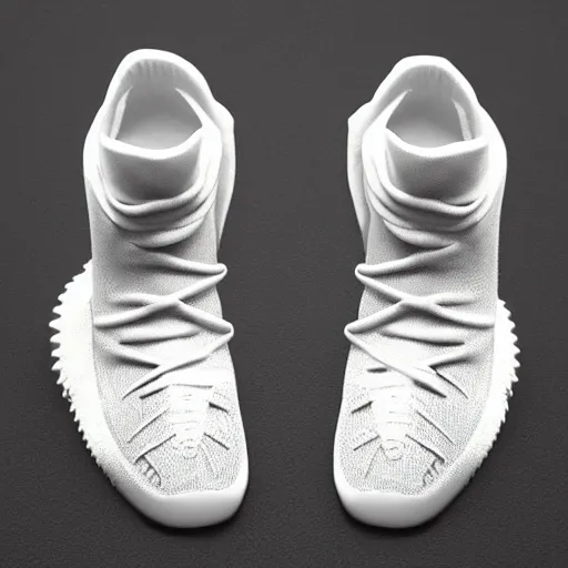 Image similar to Kanye West future shoes 4K quality super realistic