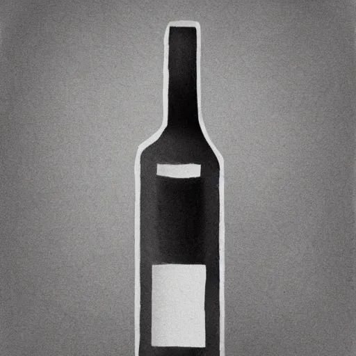 Prompt: sketch of a wine bottle by scott robertson