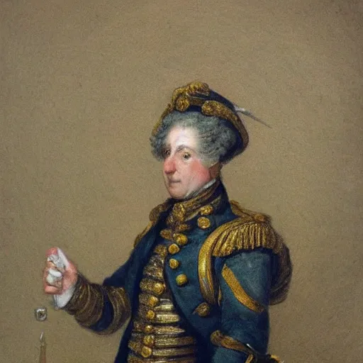 Image similar to army general snail, fine detail painted by joshua reynolds