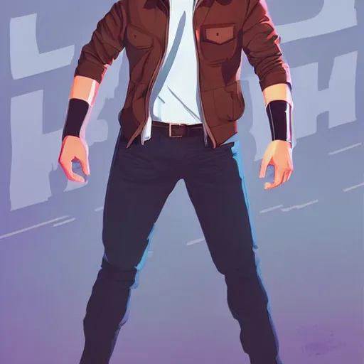 Prompt: sebastian stan. clean cel shaded vector art. shutterstock. behance hd by lois van baarle, artgerm, helen huang, by makoto shinkai and ilya kuvshinov, rossdraws, illustration, art by ilya kuvshinov