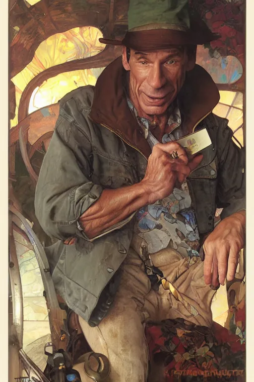 Prompt: Ernest P. Worrell portrait by Stanley Artgerm Lau, greg rutkowski, thomas kindkade, alphonse mucha, loish, norman Rockwell