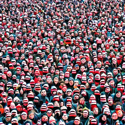 Image similar to Where's Waldo, wimmelbilder style