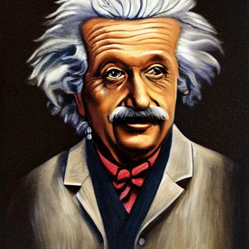 Prompt: swiss einstein portrait