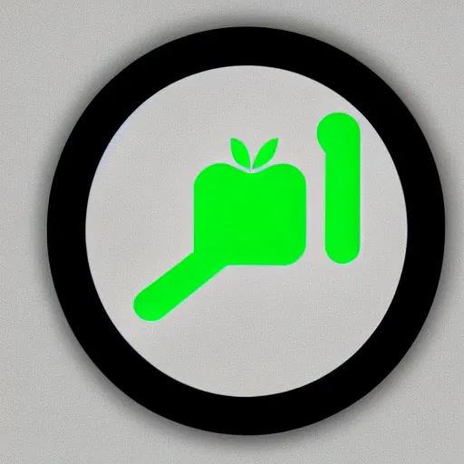 Image similar to apple logo mixed with android logo