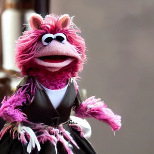 Image similar to Olivia Wilde as a muppet