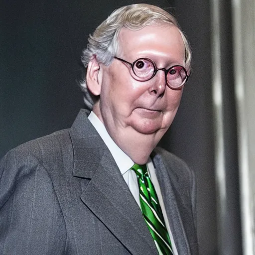 Image similar to mitch mcconnell as a turtle, photo