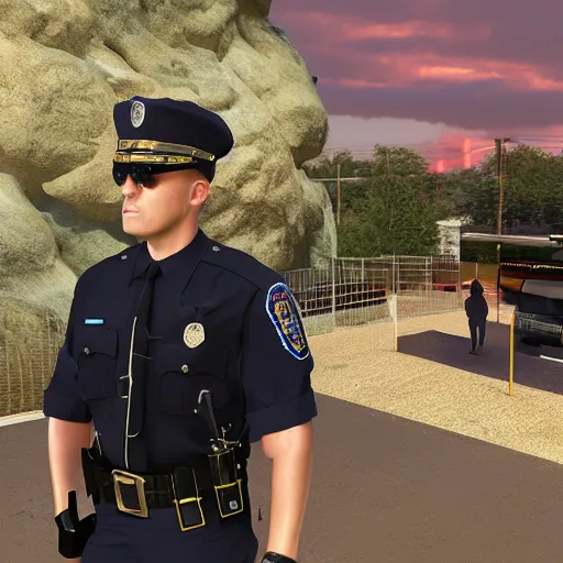 Image similar to officer k beach ultra realistic photorealistic highly detailed high quality 8 k