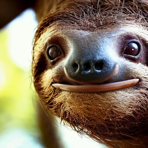 Prompt: a sloth as a gladiator, close up, epic 8k photo