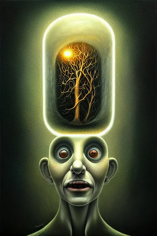 Image similar to dreams light up my life, music inspires my soul. by anton semenov, hyperrealistic photorealism acrylic on canvas