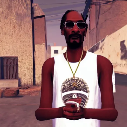 Image similar to still of snoop dogg smoking a blunt in gta v