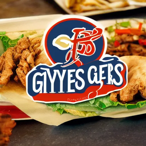 Image similar to a logo for a gyros restaurant