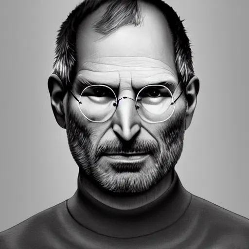 Image similar to the cult of steve jobs, hyper realistic, ultra detailed