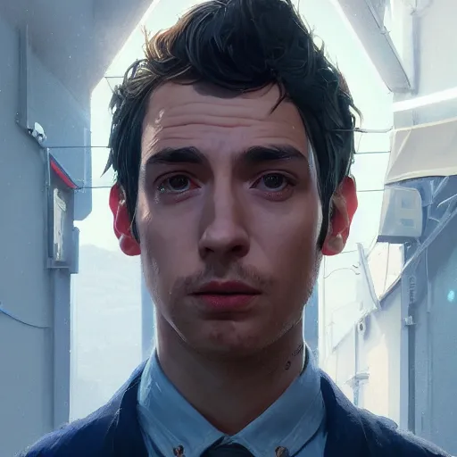 Prompt: highly detailed portrait, young man 🤖, in gta v, stephen bliss, unreal engine, fantasy art by greg rutkowski, loish, rhads, ferdinand knab, makoto shinkai and lois van baarle, ilya kuvshinov, rossdraws, tom bagshaw, global illumination, radiant light, detailed and intricate environment