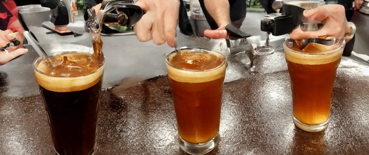 Image similar to root beer nitro