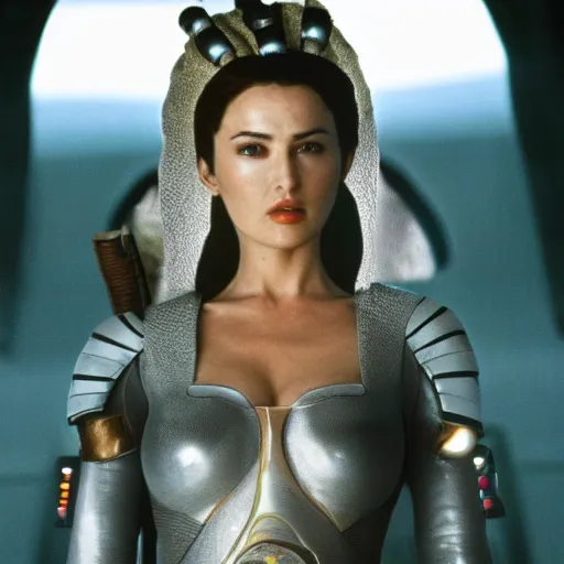 Image similar to monica bellucci as padme amidala in star wars attack of the clones