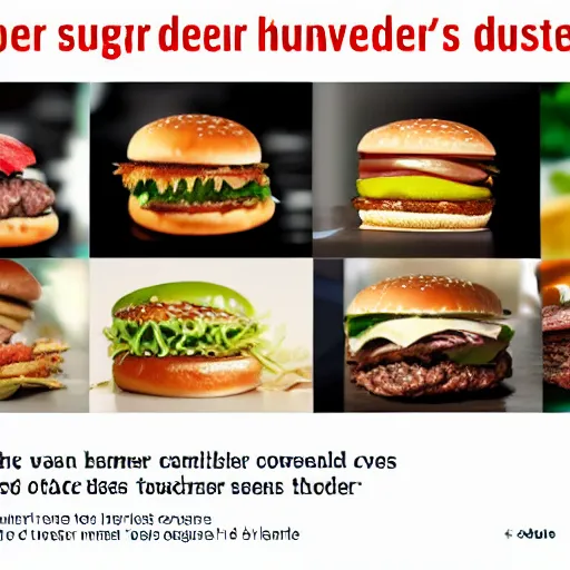 Prompt: slides from a powerpoint presentation about hamburger related deaths