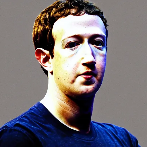 Prompt: Mark zuckerberg by meatcanyon