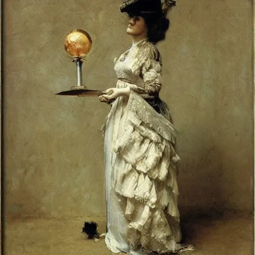 Image similar to automaton by alfred stevens