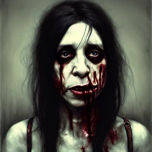 Prompt: pj harvey as a zombie, 7 days to die zombie, realistic proportions, fine art, award winning, intricate, elegant, sharp focus, cinematic lighting, digital painting, 8 k concept art, art by brom, art by guweiz and z. w. gu, art by michael hussar, 8 k