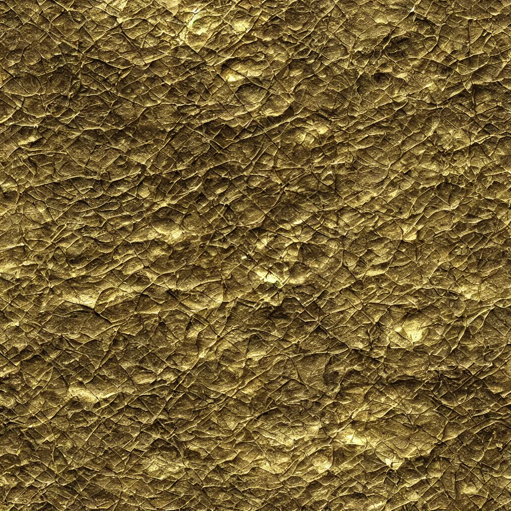 Image similar to seamless tileable texture of damaged metal gold, realistic, very detailed, beautiful, intricate details, sharp focus, substance designer, substance render, substance painter, marmoset, unreal engine, octane render