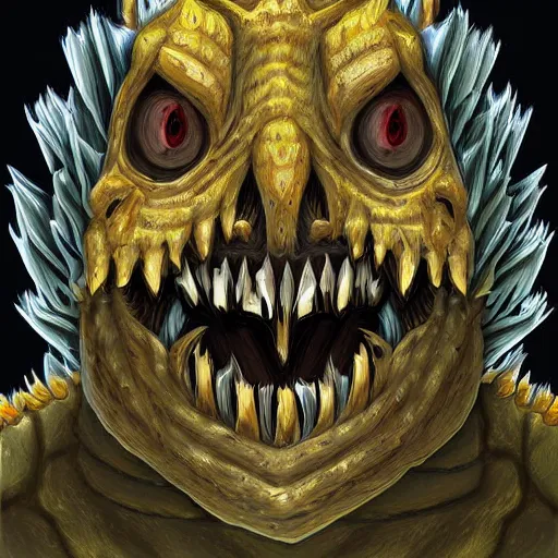 Prompt: unusual lavkraft monster, highly detailed, digital painting