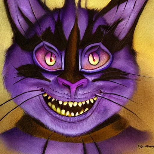 Image similar to cheshire cat by Yaroslav Tokar