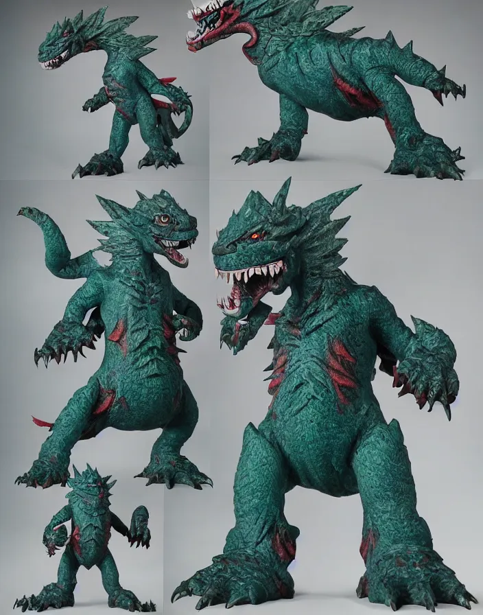 Image similar to small stylized kaiju!!! sofubi!!!! promo shots 4 k photography