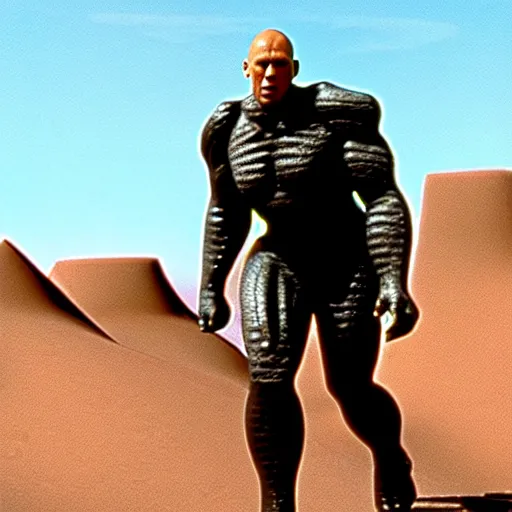 Image similar to the rock as a stone golem, soldier, still from the movie starship troopers