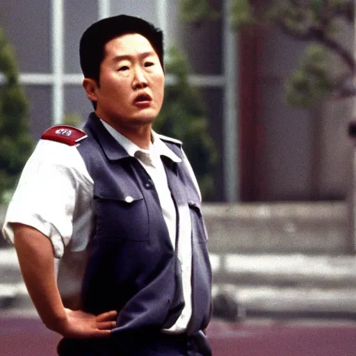 Image similar to movie still of son heung-min as kgb in rounders (1998),