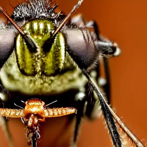 Image similar to the face of a giant mosquito