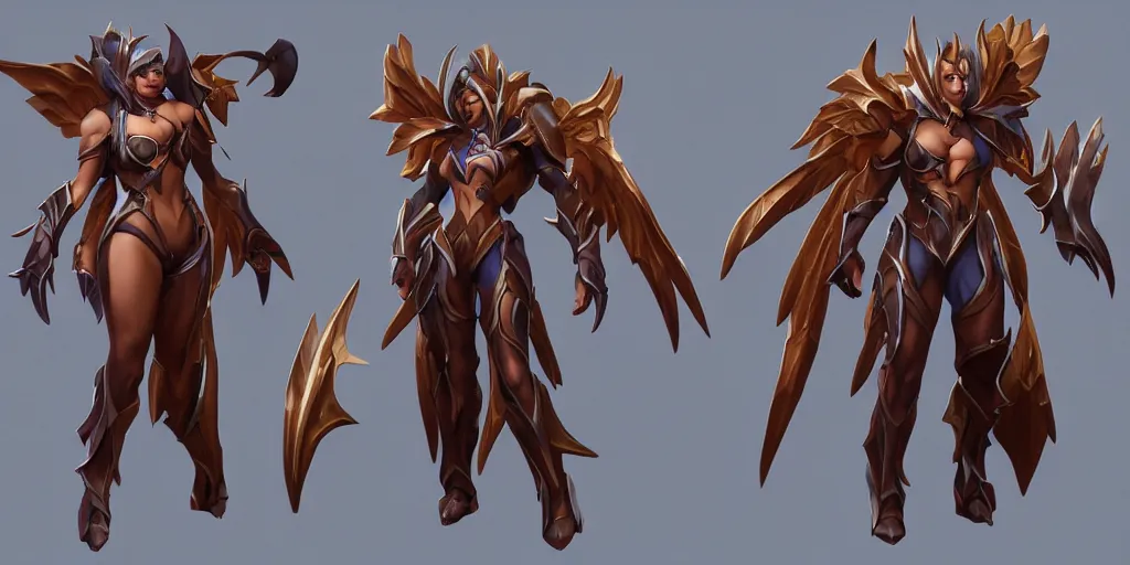 Prompt: Character sheet of gorgeous dawnbringer Kai’sa (League of Legends). 3d render, octane render, game art, realistic, highly detailed, trending on artstation, 4k, trending on artstation, pixar, cgsociety, unreal engine 5, redshift render, trending on artstation, blender, behance, cg