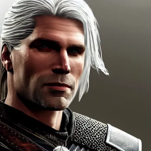 Image similar to anson mount as geralt