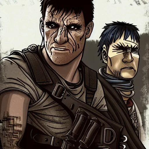 Prompt: mad max, by a 1 pictures