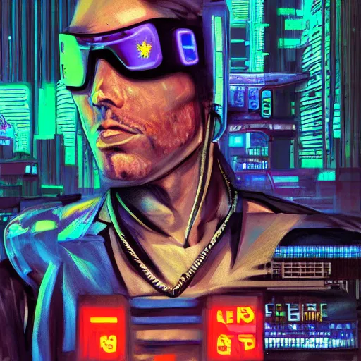 Image similar to cyberpunk homie