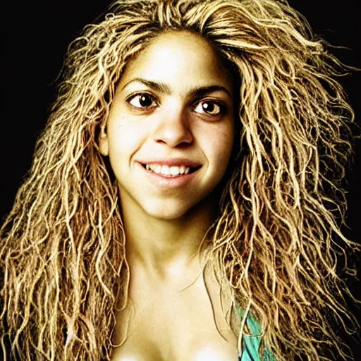 Image similar to Portrait of Shakira by Martin Schoeller