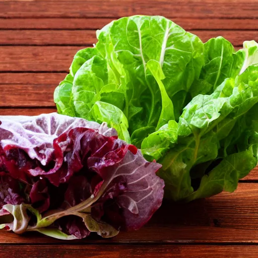 Prompt: Occam's razor cutting Occam's lettuce making Occam's salad