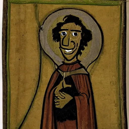 Prompt: medieval portrait of a muppet.