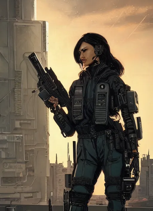 She's a Dystopic Cyberpunk Shotgun Detective