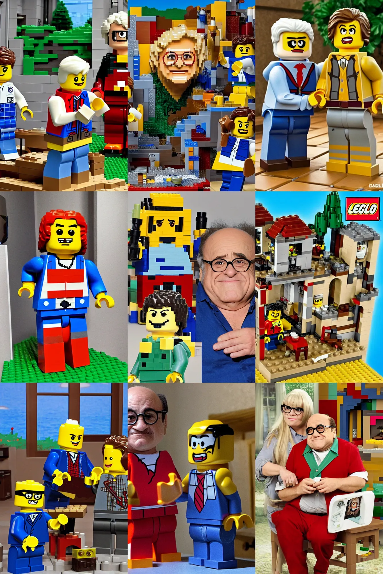 Prompt: Legolass portrayed by Danny Devito