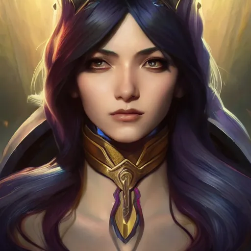 Image similar to perfectly - centered - portrait of irelia from league of legends, intricate, highly detailed, digital painting, artstation, concept art, smooth, sharp focus, illustration, unreal engine 5, 8 k, art by artgerm and greg rutkowski and alphonse mucha