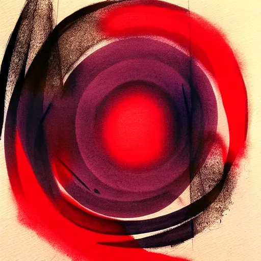 Image similar to zen, abstraction, ink