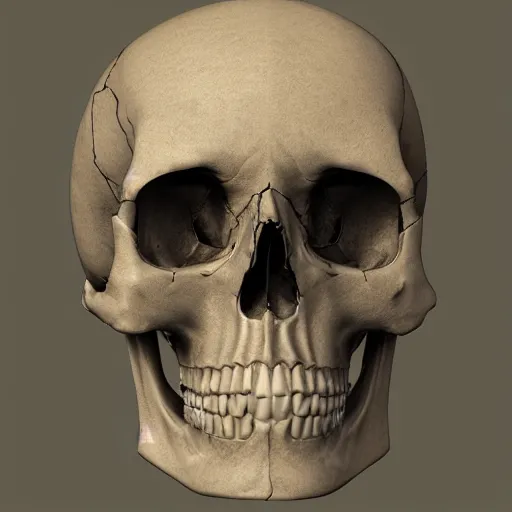 Image similar to human skull various angles, photoreal, 4 k