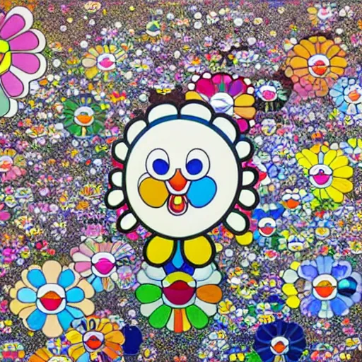 Image similar to artwork by takashi murakami